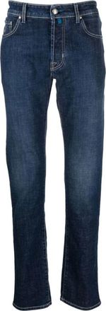 Jacob Cohen Bandana Detail Regular Fit Indigo Jeans - Heren - Regular Fit Jeans - Blauw - W36 - Katoen - Jeans