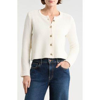Splendid Fisher Cardigan in Paper Ivory at Nordstrom Rack, Size X-Large