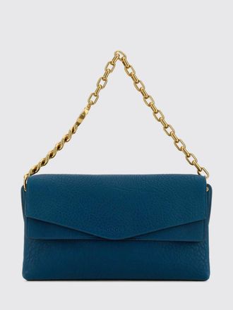 Gucci Borsa a spalla in pelle a grana con manico a catena amovibile