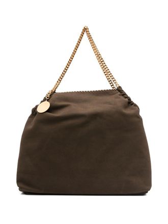 Stella McCartney Tote Falabella Bag In Brown Vegan Leather