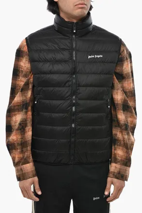 Palm Angels Sleeveless Quilted Puffer Palm Angels