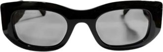 Balenciaga Pre-owned Bb 0121S Zonnebril - Heren - Vintage Accessoires - Zwart - ONE Size - Vintage