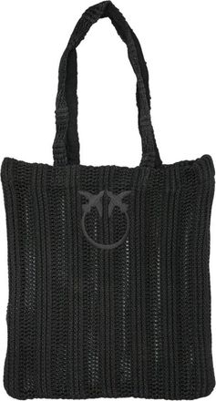 Pinko Pinko - Easy Tote Bag - Dames - Tassen - Zwart - Maat: ONE Size