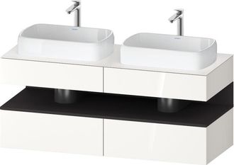Duravit Qatego Consola Mueble Bajo Lavabo, 2 Extensiones, 2 - Duravit