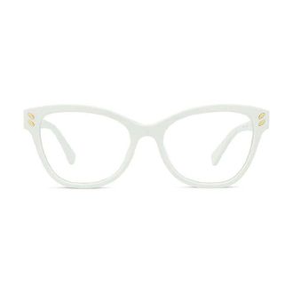 Stella McCartney SC50005I025 Cat-Eye Acetate Eyeglasses - White