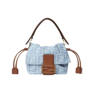 Fendi Mujer, Bolsos, Azul, Talla: ONE Size