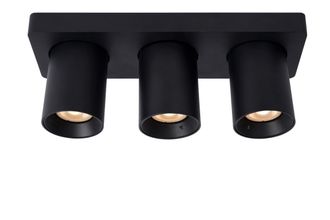 Lucide NIGEL Dimmable Stylish Decorative Indoor LED Ceiling Spotlight GU10 in Black