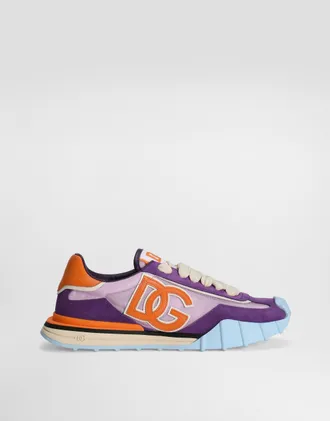 Dolce & Gabbana Dg Athletic Fabric Sneakers - Woman Sneakers Purple 37.5