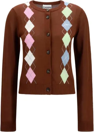 Ganni Mujer, Jerseys, Multicolor, Talla: XL