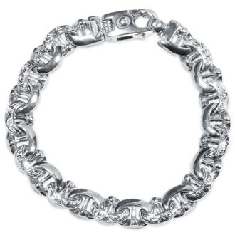 Pompeii3 Mens Designed Link 14k Gold (62gram) or Platinum (100gram) 10.5mm Bracelet 8.25