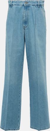 Miu Miu Low-rise wide-leg jeans