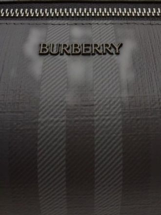 Burberry canvas check clutch bag