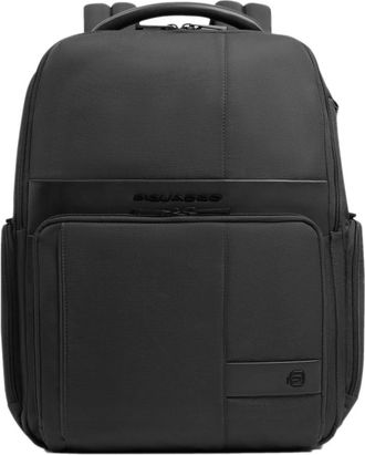 Piquadro Wollem Uitbreidbare Laptoprugzak 15.6 - Heren - Rugzakken - Zwart - ONE Size - Wol - Tassen