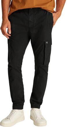 Calvin Klein Mens Black Skinny Cargo Pants, Waist Size 31