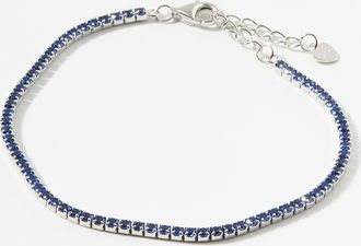 Simons Womens Sapphire-blue tennis bracelet
