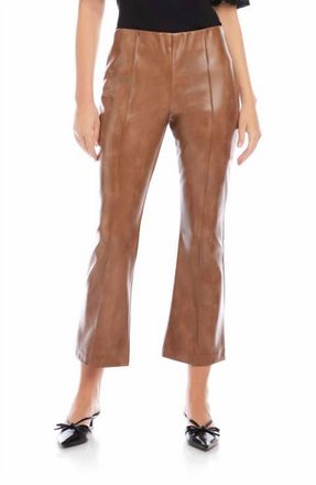 Fifteen Twenty Sigourney Pintuck Pants In Latte