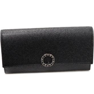 Bulgari Tweedehands leren portemonnees - Dames - Vintage Accessoires - Zwart - ONE Size - Leer - Vintage