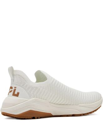 Athletic Propulsion Labs TechLoom Traveler slip-on sneakers met textuur - Wit