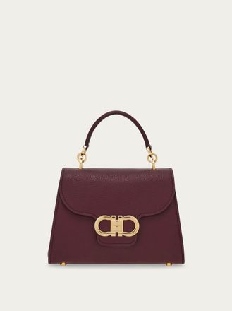 Ferragamo Donna Top handle Double Gancini (S) Viola