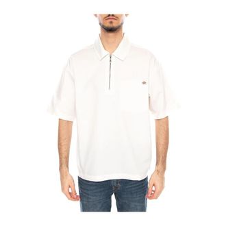 Dickies Ranch Quarter Zip - Heren - Polos - Wit - XL - Tops