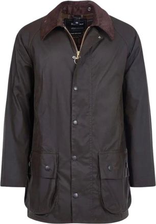 Barbour Classic Beaufort Waxed Jacket - Heren - Jassen - Groen - Maat: M Katoen