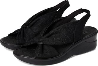 Life Stride Serenade Slingbacks Womens Sandals Black Stretch Fabric : 6.5 M (B), Textile