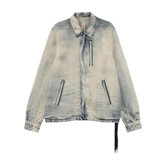 Rick Owens Chaqueta con Cremallera Oculta - Jackets - Mujer - Azul - L