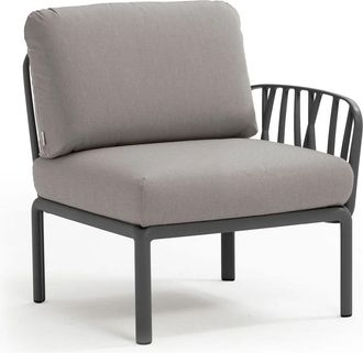 Nardi Komodo Modulsofa Seitenelement, anthrazit / grau
