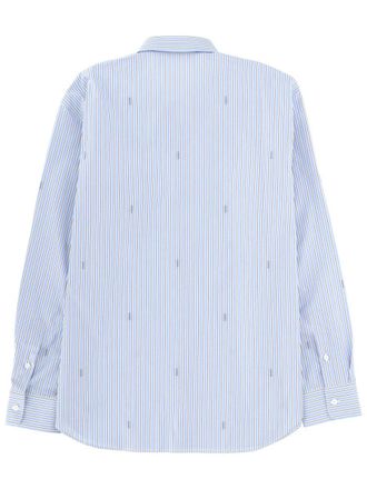 Gucci Striped Cotton Shirt - Blue