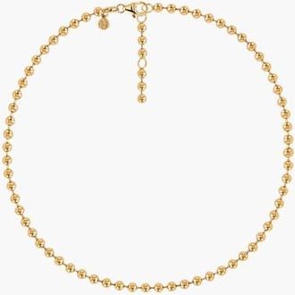 Anine Bing Beaded Necklace in 14K Gold at Nordstrom