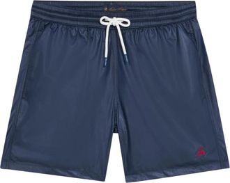 Brooks Brothers Navy Classic Zwembroek - Heren - Strandmode - Blauw - L - Polyester - Badmode