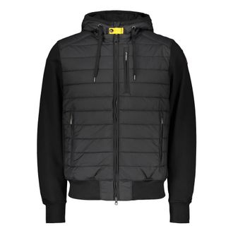 Parajumpers Winter Jackets, male, Black, Size: L Hooded Versatile Jacket