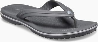 Crocs Mens Crocs Crocband Flip Thermoplastic Mens Slate Grey/Smoke Flip Flops - Size: UK 9 / eu 43-44 / us m10w12