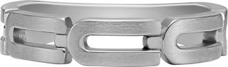 Fossil Unisex Heritage D-Link Chain Stainless Steel Band Ring, JF046930405