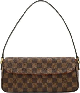 Louis Vuitton Pre-owned Shoulder Bags, female, Brown, Size: ONE SIZE Pre-owned Damier Recourter Shoulder Bag