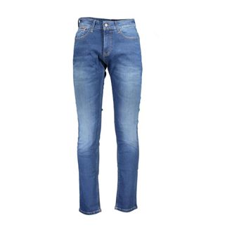 Tommy Hilfiger Slim Fit Jeans, male, Blue, W30 L32, Slim-Fit Washed Cotton Jeans