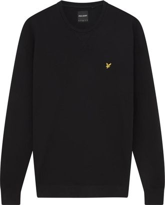 Lyle & Scott Crew Neck Sweatshirt - Heren - Sweatshirts - Zwart - 2XL - Katoen - Hoodies & sweatvesten