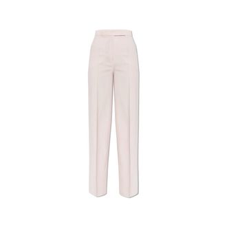 Max Mara Wide Trousers, female, Pink, Size: 2XS Girone trousers