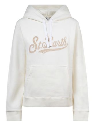 MC2 Saint Barth logo hoodie - women - Cotton - M - White