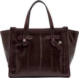 Gianni Chiarini Antique Ruby Leather Tote Bag