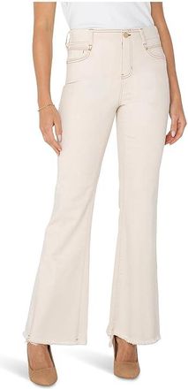 Liverpool L.A. Gia Glider Pull-on Flare With Forward Side Seam Womens Clothing Seaside Dunes : 10, Cotton/Denim/Elastane