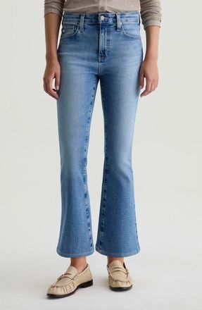AG - Adriano Goldschmied Farrah Mid Rise Crop Bootcut Jeans in 18 Years Smolder at Nordstrom, Size 25
