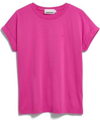 Armedangels Idaa Logo T-Shirt f&uuml;r Damen | rosa