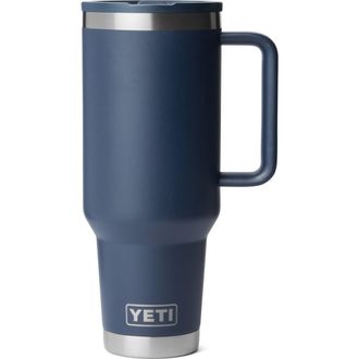 Yeti Rambler 40-Ounce Travel Straw Mug in Navy at Nordstrom
