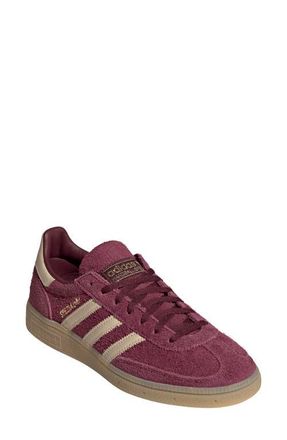 adidas Handball Spezial Sneaker in Maroon/Vanilla/Gold at Nordstrom, Size 10.5