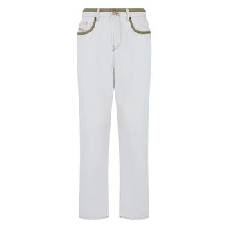 Diesel Straight Jeans, male, White, Size: W36 Straight Jeans