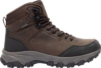 Trespass Mens Stride Leather Walking Boots (Dark Brown) - Size UK 10