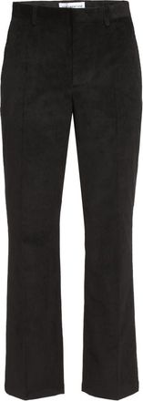 Department Five Black Straight Corduroy Trousers