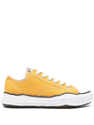 Miharayasuhiro Peterson23 lace-up sneakers - unisex - Canvas/Fabric/Rubber - 43 - Yellow
