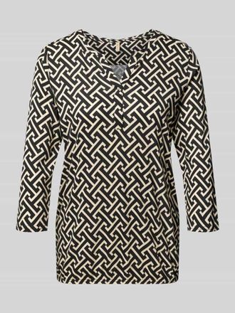 Soyaconcept Longsleeve mit 3/4-Arm Modell FELICITY in Black, Größe XXL